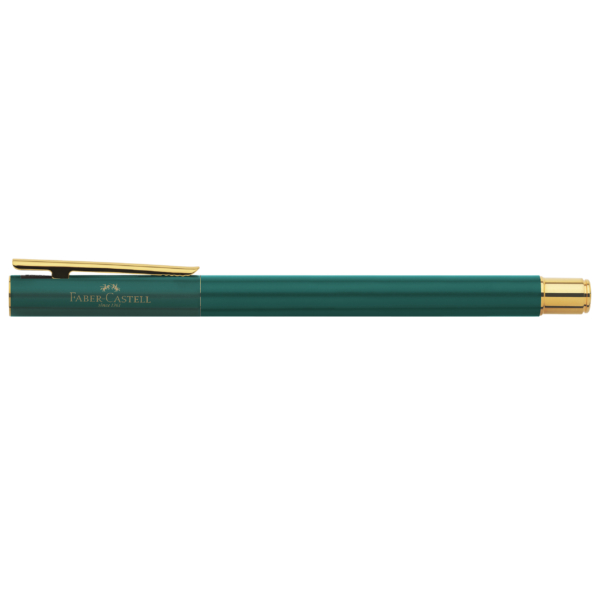 Pluma estilográfica Neo Slim Verde/Oro Trazo M