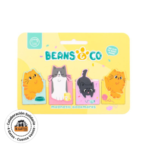Set de Marcapáginas Magnéticos: Gatos