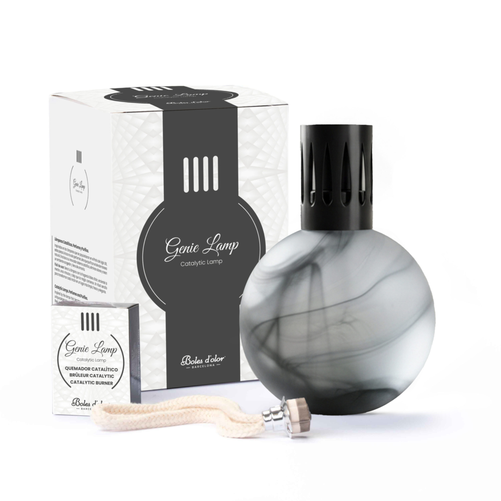 Lámpara Catalítica Sphere Smoke en caja
